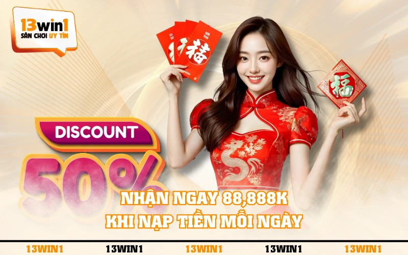 Khuyến Mãi 2 Nhận ngay 88,888K khi nạp tiền mỗi ngày